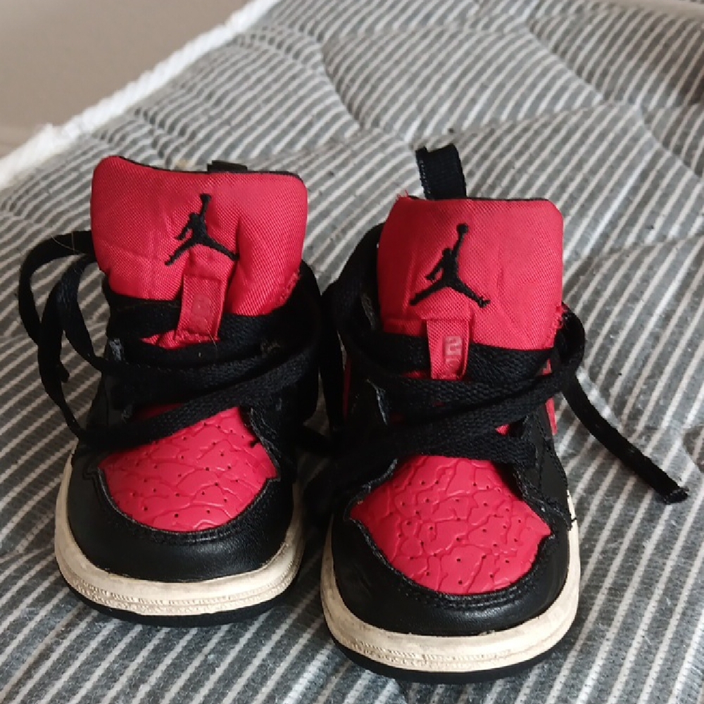 Kids Red and Black Sneakers
